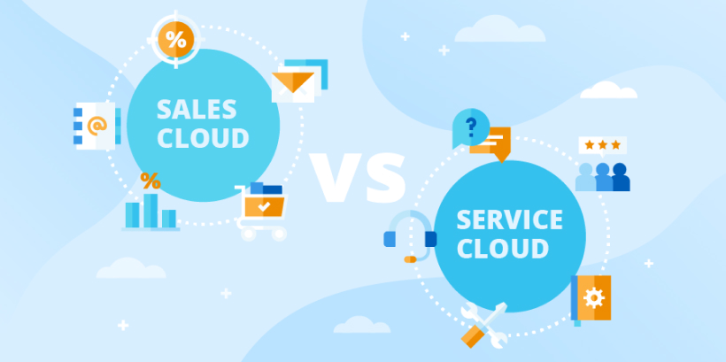 Sales Cloud vs Service Cloud