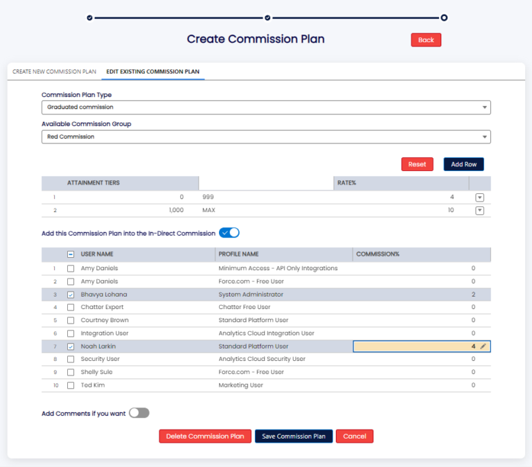 6_Edit Existing Commission Plan
